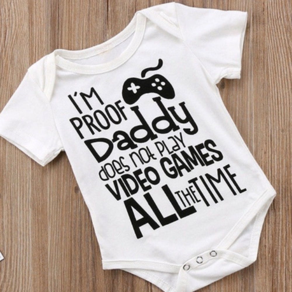 Newborn Infant Baby Boy /Girl Short Sleeve Romper.